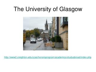 The University of Glasgow