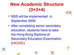 New Academic Structure 334