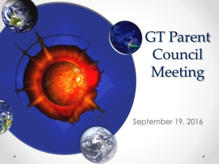 GT Parent Council Meeting