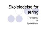 Skoleledelse for l ring