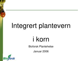 Integrert plantevern