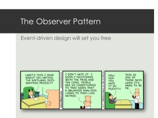 The Observer Pattern