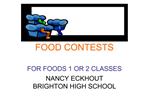 FOOD CONTESTS
