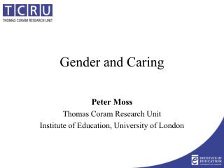 Gender and Caring