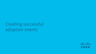 Creating successful adoption events