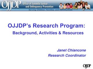 OJJDP’s Research Program: Background, Activities & Resources