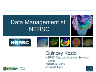 Data Management at NERSC