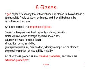 6 Gases