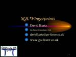 SQLFingerprints