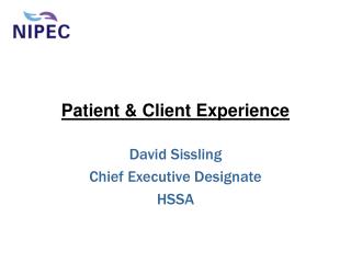 Patient & Client Experience