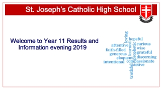 St. Joseph’s Catholic High School