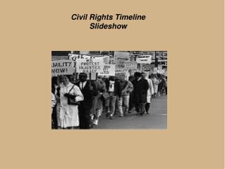 Civil Rights Timeline Slideshow
