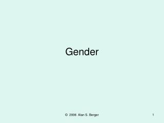 Gender