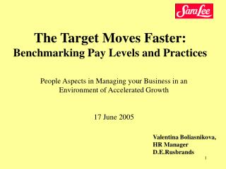 The Target Moves Faster: Benchmarking Pay Levels and Practices