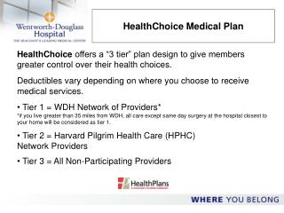 HealthChoice Medical Plan