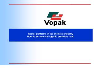 Sector platforms in the chemical industry How do service and logistic providers react