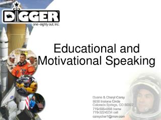 Educational and Motivational Speaking