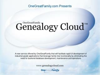 Genealogy Cloud Summary