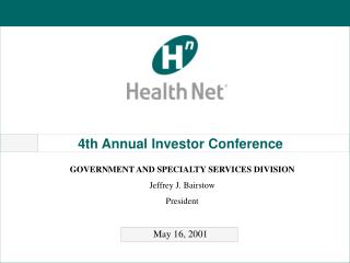4th Annual Investor Conference