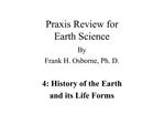 Praxis Review for Earth Science