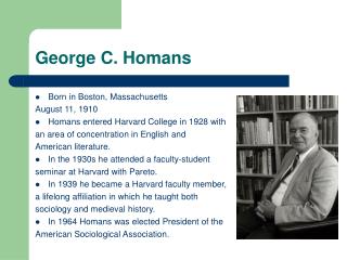 George C. Homans