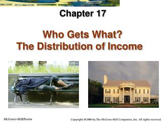 Who Gets What? The Distribution of Income