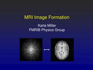 MRI Image Formation