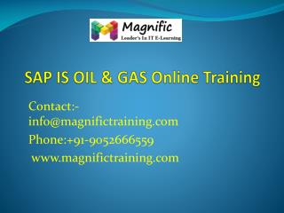 sap is oil & gas online training