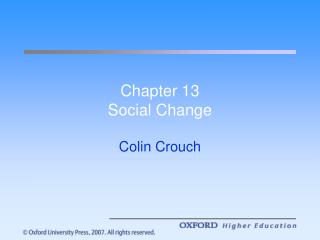 Chapter 13 Social Change