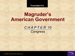 Magruder s American Government