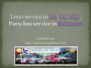 Party bus service in VA