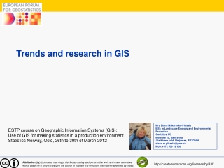 Trends and research in GIS