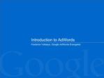 Introduction to AdWords