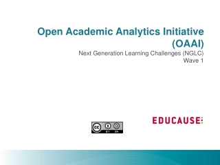 Open Academic Analytics Initiative (OAAI)