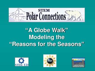 “A Globe Walk” Modeling the “Reasons for the Seasons”