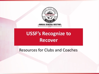 USSF’s Recognize to Recover