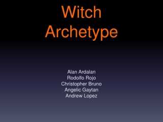 Witch Archetype