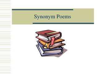 Synonym Poems