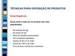 T CNICAS PARA EXPOSI O DE PRODUTOS