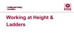 Working at Height Ladders