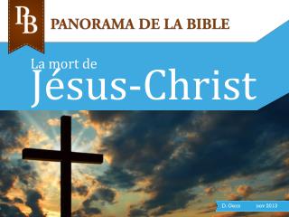 La mort de Jésus-Christ