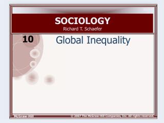 SOCIOLOGY Richard T. Schaefer