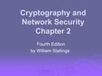 Cryptography and Network Security Chapter 2