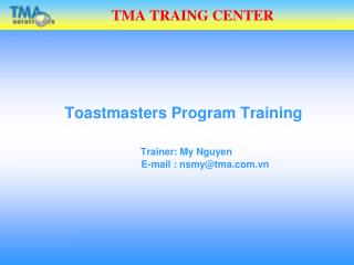 TMA TRAING CENTER