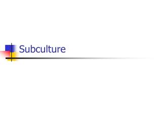 Subculture