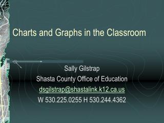 Charts and Graphs in the Classroom