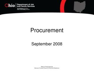 Procurement