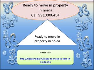 ready to move in property in noida
