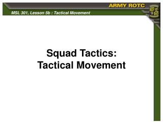 PPT - Squad Tactics-Reconnaissance PowerPoint Presentation - ID:3196320