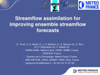 Streamflow assimilation for improving ensemble streamflow forecasts